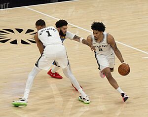 Dylan Harper in 2026 Western Conference Finals