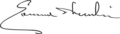 Edmund Muskie Signature