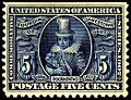 Founding of Jamestown stamp 5c 1907 issue