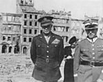General Dwight Eisenhower in Warsaw, 1945