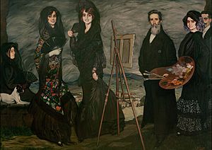 Ignacio Zuloaga y Zabaleta - My Uncle Daniel and his Family - 17.1598 - Museum of Fine Arts