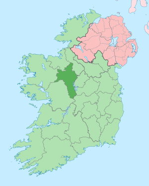 Location of County Roscommon