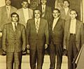 Kurdish leader Mustafa Barzani with Egyptian leader Jamal Abdulnasir