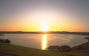 Lake Bullen Merri at Sunset