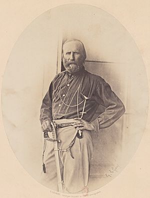 Le Gray, Gustave (1820-1884) - Palerme. Portrait de Giuseppe Garibaldi, juillet 1860