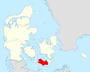Location map Lolland
