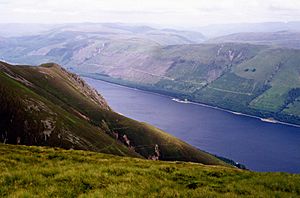 Loch Lochy from the summit of Meall na Teanga