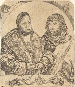 Lucas Cranach the Elder, Frederick the Wise and John the Constant of Saxony, 1509, NGA 6061