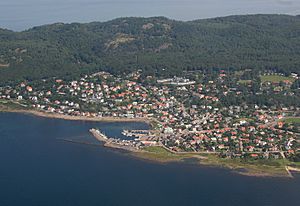 August 2007 aerial view of Mölle
