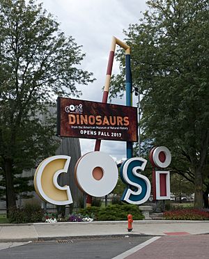 Main COSI Columbus Sign 1