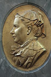 Memorial to Mrs Oliphant in St Giles Cathedral Edinburgh