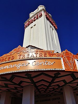 Merced Theatre tower