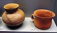 Monochrome bowls from Sesklo. Early Neolithic period (6500-5800 BC). Archaeological Museum Athens