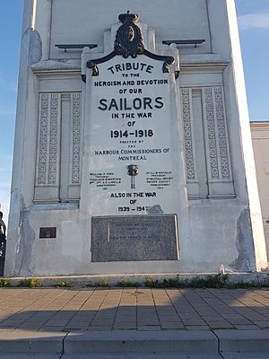 Montreal Clock Tower Sailor's Tribute