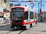 Muni 2008 crossing Church Street, January 2018.JPG