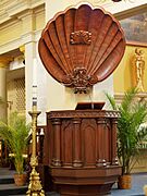 New Orleans St Louis Cathedral pulpit