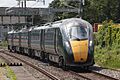 Newbury Racecourse - GWR 802003 speeding to London.JPG