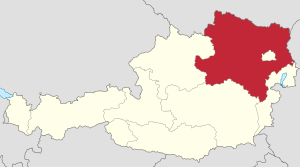 Location of Lower Austria