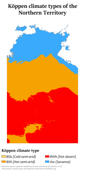 Northern Territory Köppen