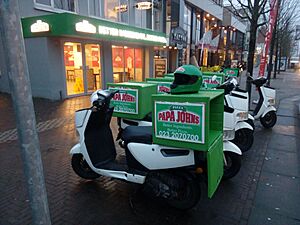 Papa John's scooters