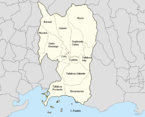 Peñuelas, Puerto Rico locator map