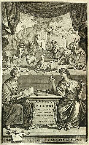 Phaedrus Fabulist 1745 engraving