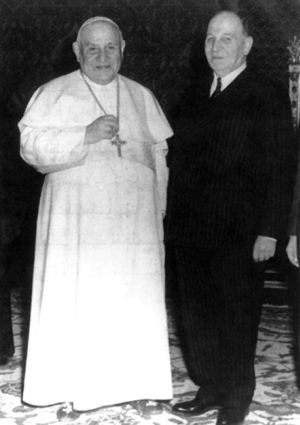 Pope John XXIII and Sami as-Solh