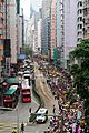 Protest against proposed extradition law view from Wan Chai 20190428