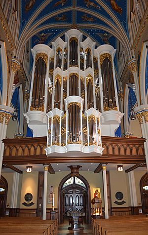 Sacred Heart basilica, Interior new organ