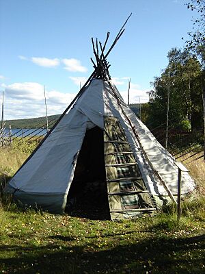 Sami Tent in Jukkasjarvi