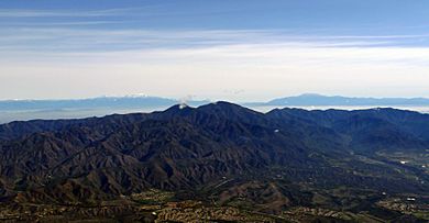 Santiago Peak and Modjeska Peak Saddleback photo D Ramey Logan