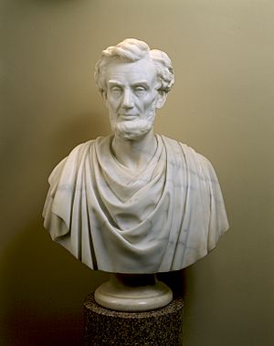 Sarah Fisher Ames-bust of Abraham Lincoln