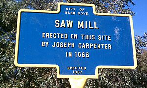 Saw Mill historical marker