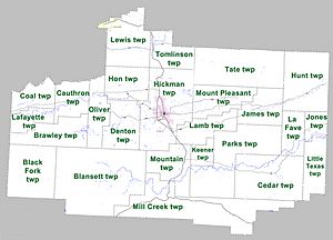 Scott County Arkansas 2010 Township Map large
