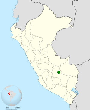 Scytalopus urubambae map.svg