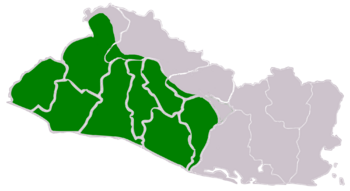 Location of Cuzcatlan