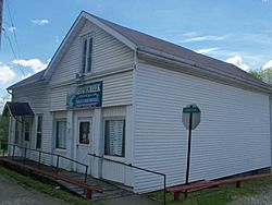 Short Creek Township Meeting Hall on U.S. Route 250
