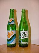 Ski soda bottles