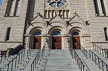 St John's cathedral boise, idaho front steps