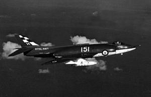 Supermarine Scimitar F1 803 NAS c1962