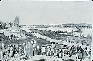 The Population of Strasbourg assists in the demolition of the redout of Kehl, 9 January 1797