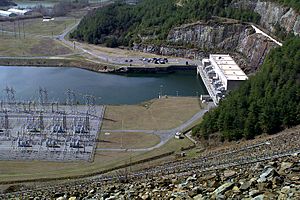 USACE Carters Dam powerhouse