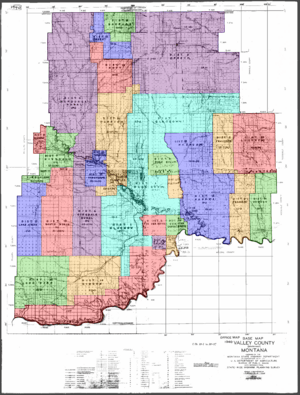 Valley County Census Districts 1940