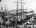 Victoria Dock, Tanjong Pagar, in the 1890s