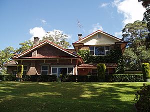 View of Boyces house facing ENE towards rainforest