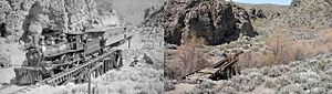 Washoe Canyon RR Then and Now
