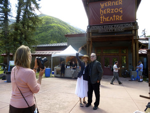 Werner and Lena Herzog, Werner Herzog Theatre, 2013.