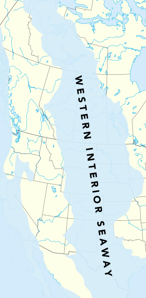 Western Interior Seaway - 95Ma