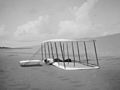 Wright 1901 glider landing