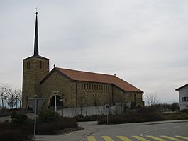 The church at Saint-Blaise